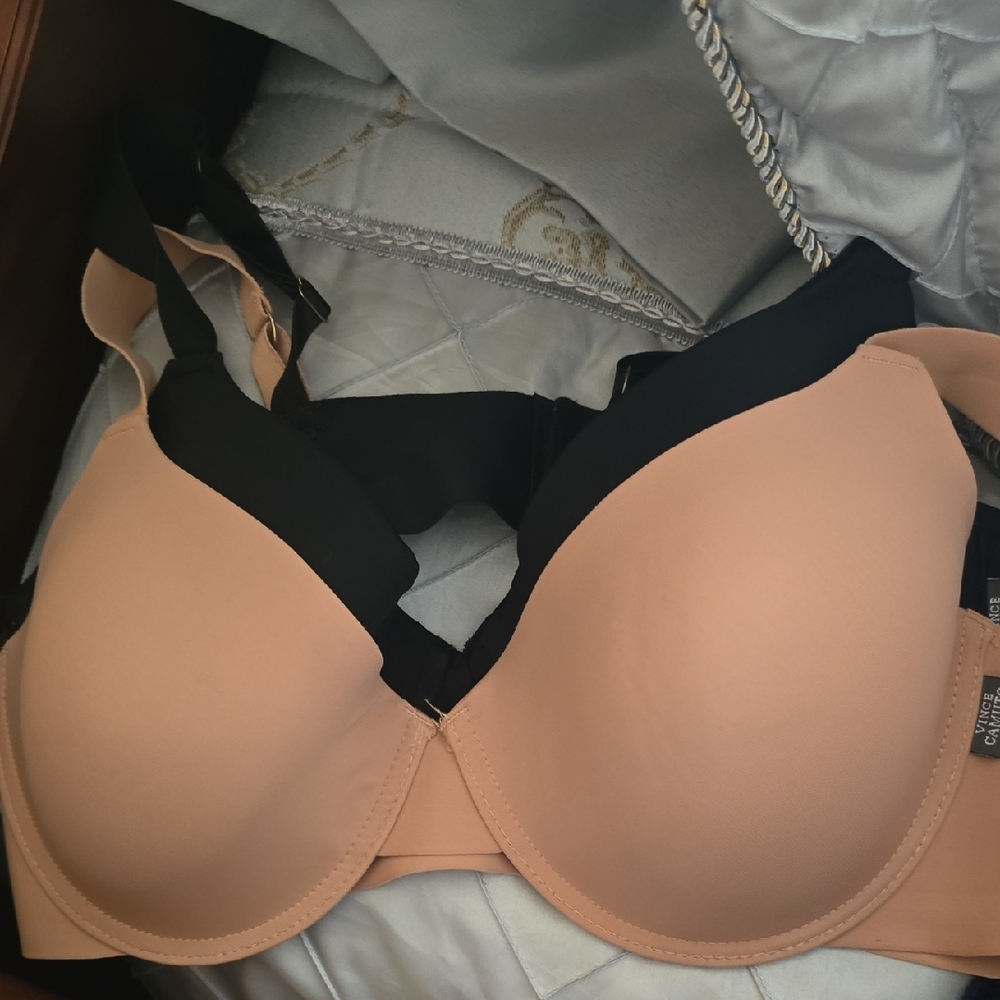 Vince Camuto Black and Tan Bra